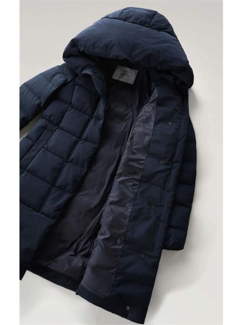 PUFFY PRESCOTT PARKA WOOLRICH | CFWWOU0685FRUT31283989 MELTON BLUE